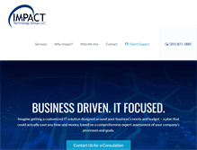 Tablet Screenshot of impacttechnologygroup.com